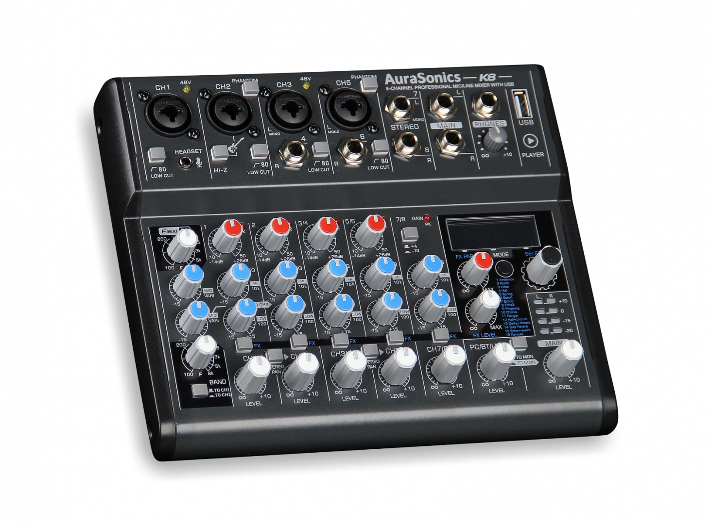 AuraSonics K8 компактный микшерный пульт в Дубне