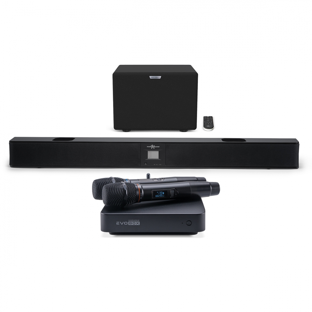 караоке-комплект EVOBOX Plus + EvoSound Bar (саундбар с караоке) в Дубне