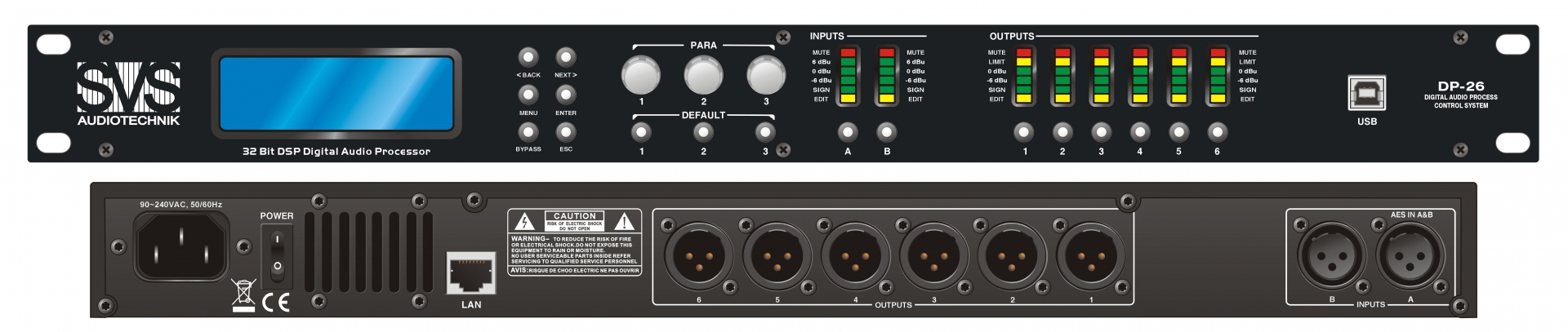 SVS Audiotechnik DP-26 Цифровой процессор: 2 входа 6 выходов в Дубне